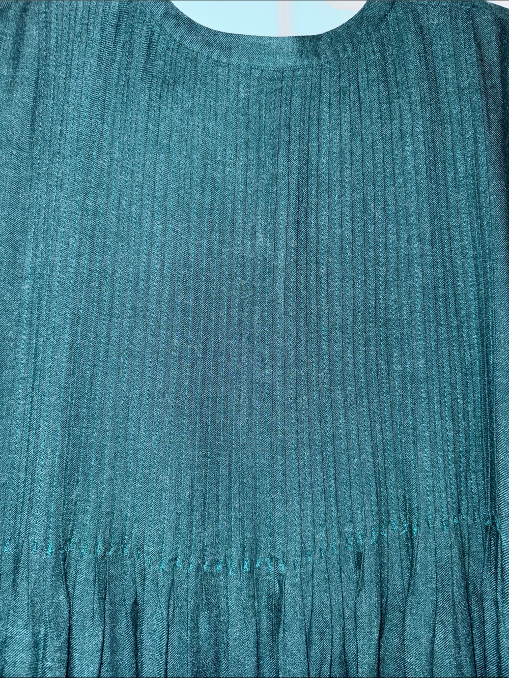 J. Jill Deep Teal Ribbed Dress - Picture 10 of 11